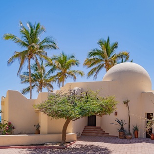 Exterior of gorgeous villa