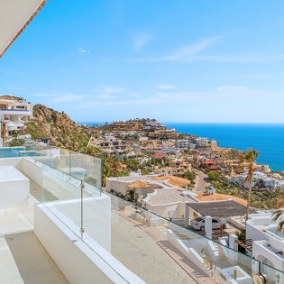 Ocean views from terrace