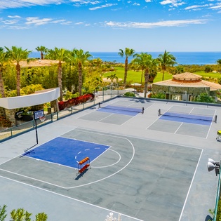 Private pickleball courts