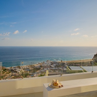 Ocean views from terrace