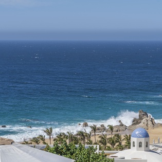 Ocean views from villa