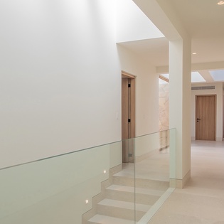 Interior of villa