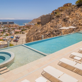Infinity pool with gorgeous ocean view