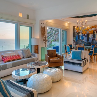 Living and dining area