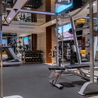 In-villa fitness center