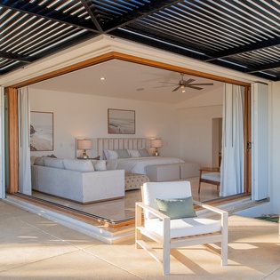 Bedroom suite with outdoor access