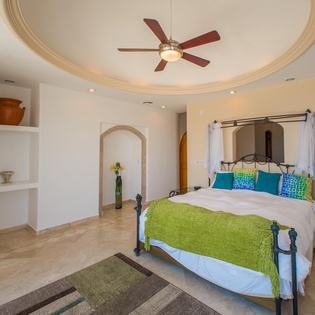 2nd suite with king bed and private balcony