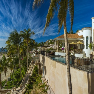 Exterior view of villa
