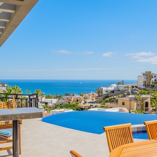 Patio with incredible ocean view