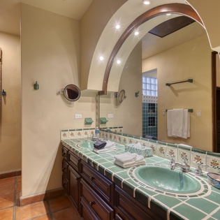 En suite bathroom