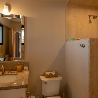 En suite bathroom