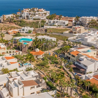 Bird's eye ocean view
