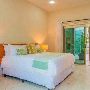 Bedroom suite with outdoor access