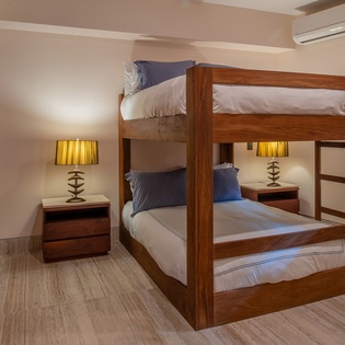 Mezzanine bed suite