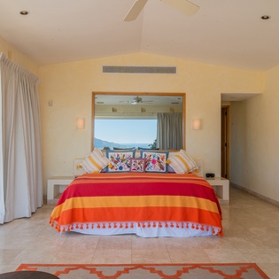 Bedroom suite with patio access