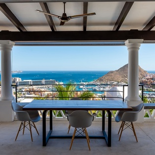 Terrace with patio dining