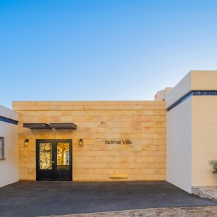 Villa exterior entrance