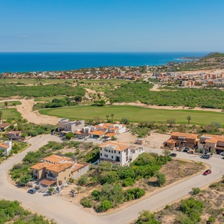 View of ocean and golf course