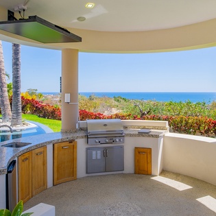 Palapa with BBQ grill