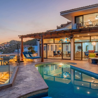 Pool view of exterior