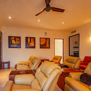 Interior media room
