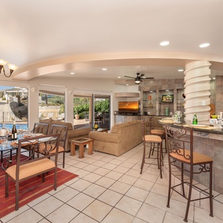 Kitchen and dining area