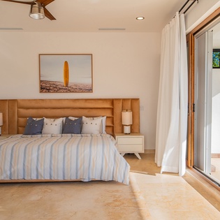 Bedroom suite with outdoor access