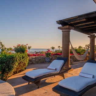 Terrace lounge chairs