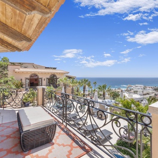 Terrace with ocean view