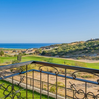 Terrace with ocean view