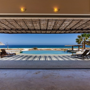 Patio views from interior