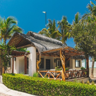Exterior view of villa
