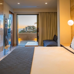 Bedroom suite with view
