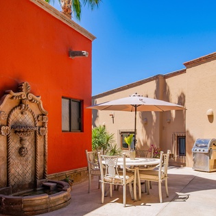 Sunny patio