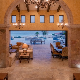 Inside entrance