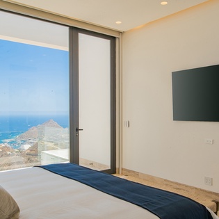 Bedroom suite with ocean views