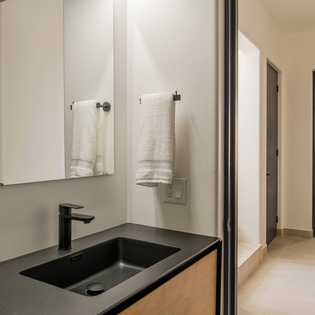 En suite bathroom