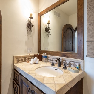 En suite bathroom