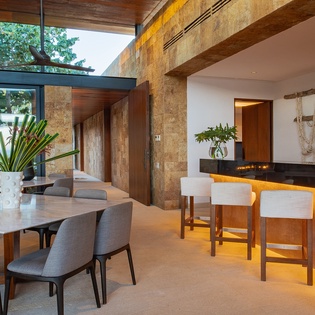Modern architectural living space