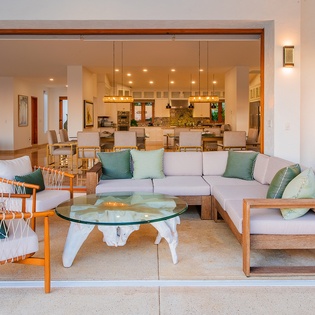 Outdoor seating area