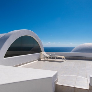 Rooftop with ocean view