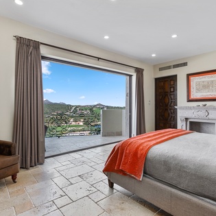 Bedroom suite with beautiful views