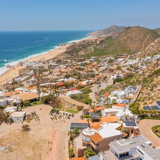 Aerial view of Cabo San Lucas