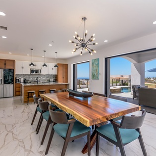 Dining and kitchen area-19