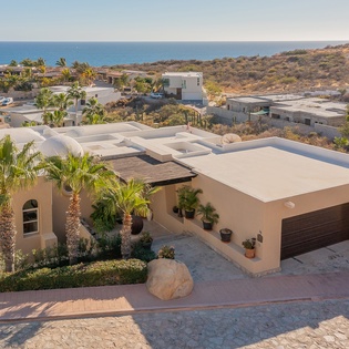 Exterior of villa