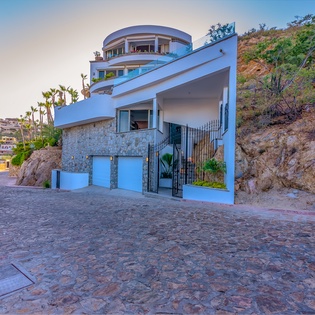 Lower level of villa