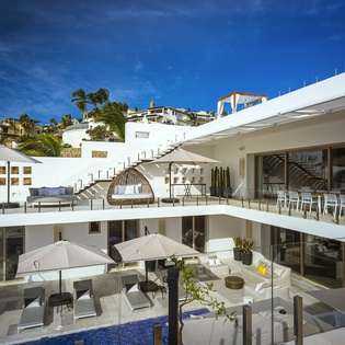 Terrace views of villa