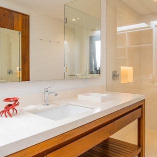 En- suite bathroom with walk-in shower