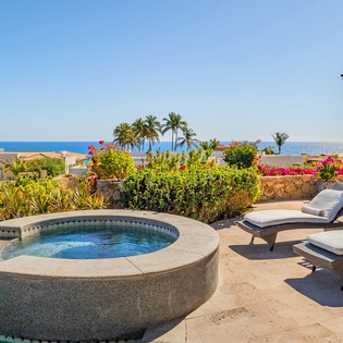 Jacuzzi and ocean views