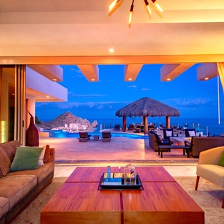 Living area with spectacular views